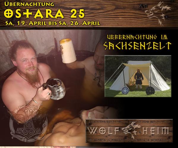 Ostara 2025 - in unserem Sachsenzelt "Jorvik"