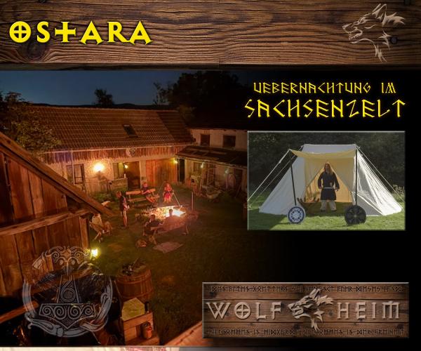 Ostara 2026 - in unserem Sachsenzelt "Jorvik"