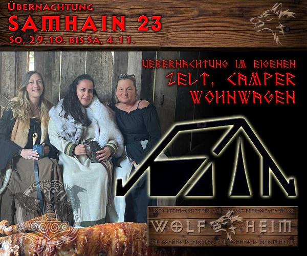 Samhain (Halloween) 2023 - mit Übernachtung im eigenen Zelt/Camper/Wohnwagen