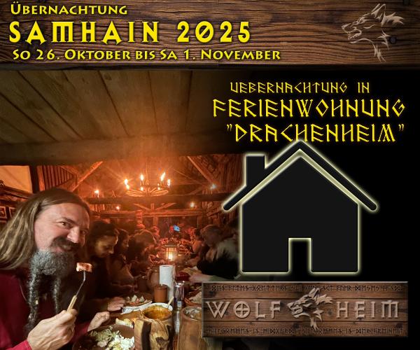 Samhain 2025 - in der Ferienwohnung "Drachenheim"