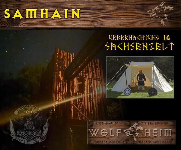 Samhain 2026 - in unserem Sachsenzelt "Jorvik"