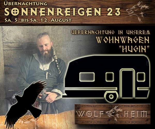 Sonnenreigen 2023 - in unserem Wolfheim-Wohnwagen "Hugin"